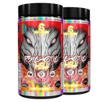2x Pre Treino Psichotic Hell Frutas Vermelhas 300g - Demons