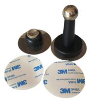 2X Prendedor Fixador Trava Portas Magnético Fixação Adesivo