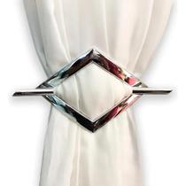 2X Prendedor Presilha De Cortina Cromado - 2 Unidades