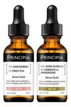 2X Principia Kit Duplo Niacinamida + Ácido Glicólico 2X Principia Kit Duplo Niacinamida + Ácido Glicólico