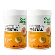 2x Proteina Vegetal Vegana Eat Clean Banana 600g