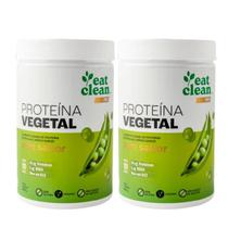 2x Proteina Vegetal Vegana Eat Clean Sem Sabor 600g