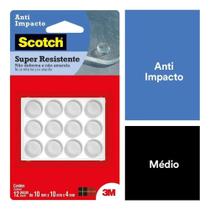 2X Protetor Anti Impacto Silicone Médio 10X10X4Mm 12 Unidade