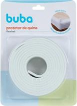 2X Protetor De Quina E Borda Buba Bebê Rolo Flexível Branco