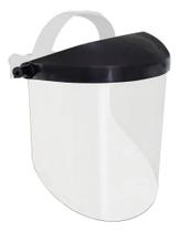 2X Protetor Facial Máscara Lente Incolor 8 Epi Com Suspensão