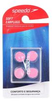 2X Protetor Solft Earplugs, Único, Rosa - Speedo