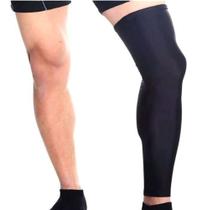 2x Protetores De Perna Basquete Sleeve Esportiva Compressão