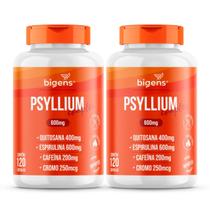 2x Psyllium Complex Bigens 120 Capsulas -