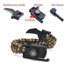 2X Pulseira Tática Sobrevivência Faca ,Bussula, Apito ,Adaga 2X Pulseira Tática Sobrevivência Faca ,Bussula, Apito ,Adaga