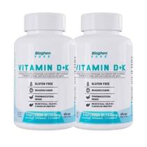 2x Pure Vitamin Vitamina D + K 60 Cápsulas - Bioghen