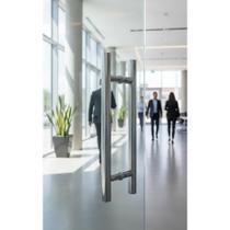 2x Puxador Aço Inox 45cm: Moderno e Resistente para Sua Port