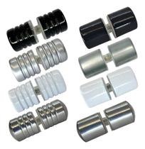 2X Puxador Box De Banheiro Aluminio Porta Vidro Blindex 1629