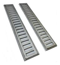 2X Ralo Linear 100X10 Grelha Alumínio (2 Peças 10X50) Piscin 2X Ralo Linear 100X10 Grelha Alumínio (2 Peças 10X50) Piscin