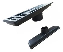 2X Ralo Linear 15X50 Caixa Coletora De Agua Pluvial + Antins