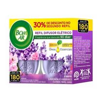 2x Refil Para Difusor De Aromas Elétrico Bom Ar Lavanda 16ml - Reckitt