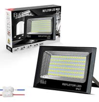 2X Refletor B&G Super Led 200W Holofote Bivolt 110/V220V Pro