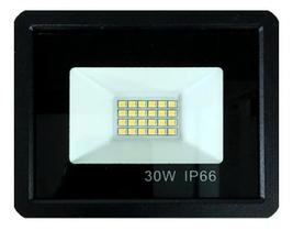 2X Refletor Holofote Led 30W Br Quente (Amarelo) 3000K Ip66 2X Refletor Holofote Led 30W Br Quente (Amarelo) 3000K Ip66