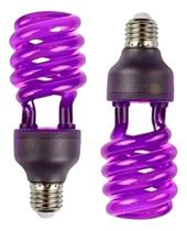 2X Refletor Luz Negra Profissional Lâmpada Led Uv