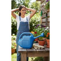 2x Regador 10L Azul Bico Removível - Jardim e Horta