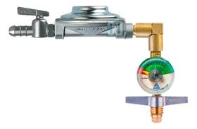 2X Regulador De Gás 1Kg/H Aliança Horizontal P. Espaço + Man