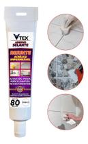 2X Rejunte Acrílico Impermeável Pronto Uso Bisnaga 70G Branc