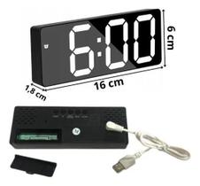 2X Relógio Digital De Parede Quarto Led Kyrios