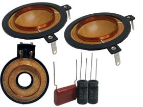 2x Reparo Driver HDI320 e 1 Reparo Tweeter HI320 c Capacitor 2x Reparo Driver HDI320 e 1 Reparo Tweeter HI320 c Capacitor
