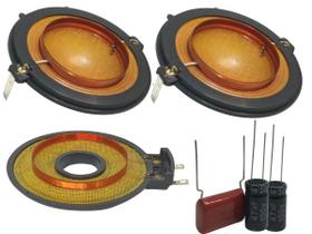 2x Reparos D200 e 1 Reparo Tweeter ST200 Acompanha Capacitor 2x Reparos D200 e 1 Reparo Tweeter ST200 Acompanha Capacitor