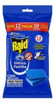 2X Repelente Pastilha Elétrico 12 Noites Raid Pacote Leve 12