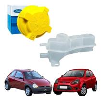 2X Reservatório De Agua + Tampa Ford Ka 2009 10 11 2X Reservatório De Agua + Tampa Ford Ka 2009 10 11