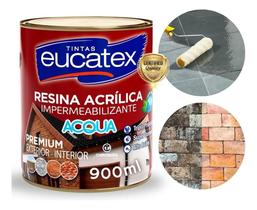 2X Resina Acrílica Impermeabilizante Acqua Brilho 900Ml Core