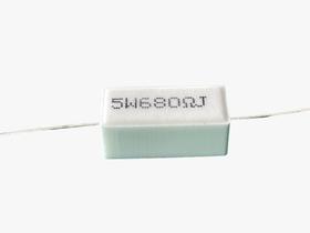 2x Resistor de Porcelana 680r 5w 5% 2x Resistor de Porcelana 680r 5w 5%