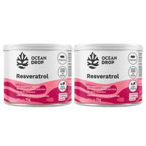 2x Resveratrol 165mg Vegano Ocean Drop 30 Cápsulas