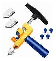 2X Riscador Cortador De Piso Vidro Cerâmica Telhas Manual Pr