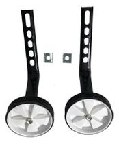 2X Roda Lateral Rodinha Aço Bicicletas Aro 12 Ao 20 Rodinha