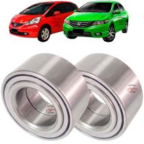 2x Rolamento Roda Dianteira Honda Fit City 2009 2010 2011