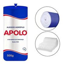 2X Rolo Algodão Apolo Hidrófilo - 500G