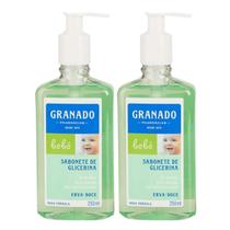 2x Sabonete Líquido de Glicerina Granado Bebê Erva Doce 250ml - 2x Sabonete Líquido de Glicerina Granado Bebê Erva Doce 250ml -