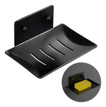 2X Saboneteira Luxo Banheiro Lavabo Porta Sabonete Aço Inox