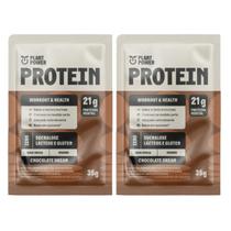 2x Sache Proteína Vegana Chocolate Plant Power 35g 2x Sache Proteína Vegana Chocolate Plant Power 35g