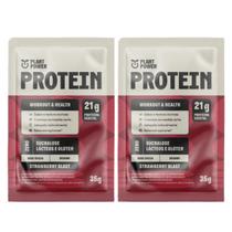 2x Sache Proteína Vegana Morango Plant Power 35g