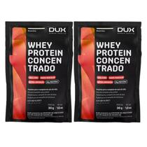 2x Sache Whey Protein Concentrado Dux Baunilha 30g