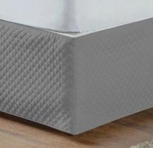 2X Saia Box Cama Solteiro Matelassê Ultrassônico Com Elástic 2X Saia Box Cama Solteiro Matelassê Ultrassônico Com Elástic