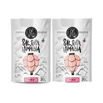 2x Sal Rosa Do Himalaia Iodado Fino Br Spices Pouch 250g