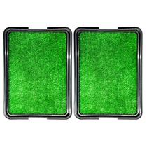 2x Sanitário Canino Banheiro Para Cães Com Grama Eco Pet