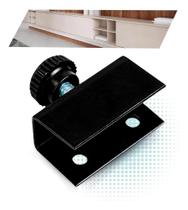 2X Sapata Pé Nivelador Regulável 1/4 Preto Chapa U 15Mm - 8U 2X Sapata Pé Nivelador Regulável 1/4 Preto Chapa U 15Mm - 8U