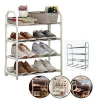 2X Sapateira Organizadora Grande 8 Pares 4 Andares Prateleir 2X Sapateira Organizadora Grande 8 Pares 4 Andares Prateleir