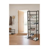 2x Sapateira Vertical 10 Andares Preta 20 Pares Organiza
