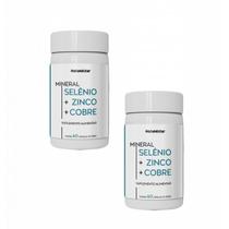 2x Selênio + Zinco + Cobre - 60 Cápsulas - Natunéctar 2x Selênio + Zinco + Cobre - 60 Cápsulas - Natunéctar