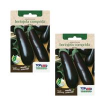 2X Sementes Berinjela Comprida Roxa TOPSEED 2X Sementes Berinjela Comprida Roxa TOPSEED